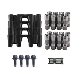 Zieichy 16Pcs Lifters & 4 Trays Set For GM LS7 Lifters Trays, for Chevy GMC LS/LQ 4.8 5.3 6.0 6.2L W/Filter Bolts,Fit for LS1, LS2, LS3, LS6, LS7, LS9 LSX Engines