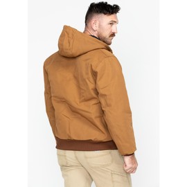 CarharttmensLoose Fit Firm Duck Insulated Flannel-Lined Active Jacket (Big & Tall)Gravel2X-Large/Tall