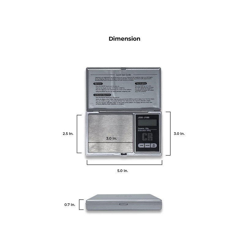 CR Scale Digital Pocket Scale - 1pc Premium Digital Food