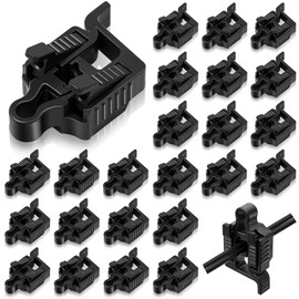 Saysurey 24 Pack Low Voltage Wire Connector Landscape Lighting Cable Connector 12/14/16/18 Gauge Cables Listed Weatherproof Landscape Lighting Connector Low Voltage Tool for Pathway Light/Spotlight