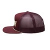 Rodeo Time Just Ranchin Brown & White Mesh Flatbill, Maroon
