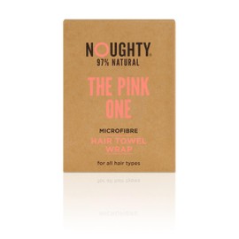 Noughty Microfibre Hair Towel, Quickly Absorbs Moisture, Reduces Breakage, Combats Frizz, Pink