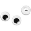 KnorrPrandell 2479168 Wiggle eyes, 8 mm diameter, Black/White