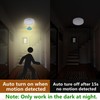 LIT-PaTH Battery Operated Motion Sensor LED Ceiling Light, 6.1inch Flush