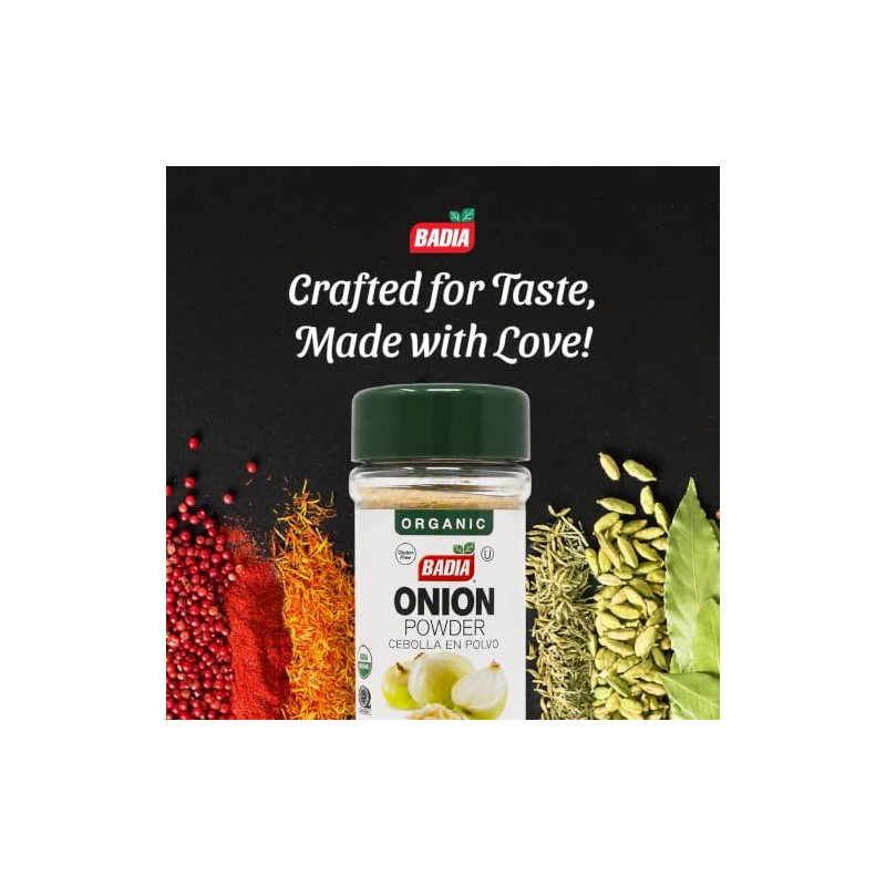 Badia Organic Onion Powder Cebolla Polvo