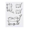 4 x 'Licking Toad' Temporary Tattoos - Water Resistant, Skin-Safe,