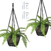 2 Pack Macrame Plant Hanger Black Large 43 Inch Long