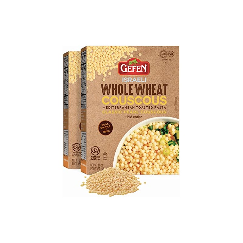 Gefen Whole Wheat, Israeli Couscous 8.8oz (2 Pack)