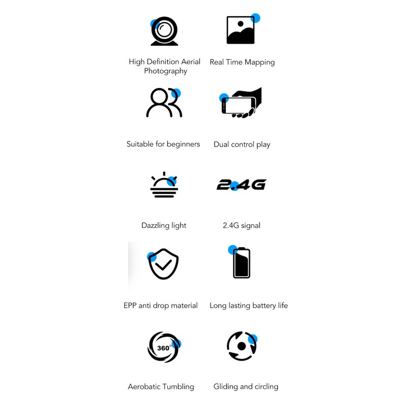 Remote Control Airplane Fighter Foam Stunt Fighter RC Quadcopter with