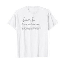 Jamie Jo Name Meaning Art Isaiah 58 11 Faith Growth Gift T-Shirt