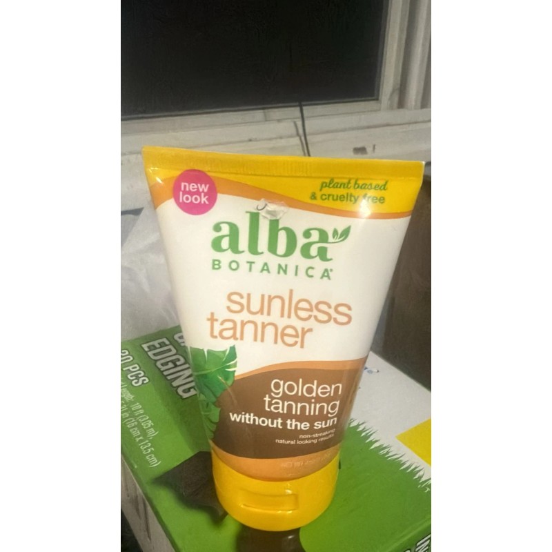 Alba Botanica Sunless Tanner - Golden Self-Tanning Lotion for Face