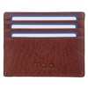 Genuine Leather Football Card Holder – Slim RFID Blocking Wallet