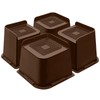 ANNKUT Bed Risers 4 Inch Heavy Duty, Furniture Risers for