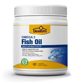 Blossom Omega 3 Fish Oil 1000mg, 400 Capsules