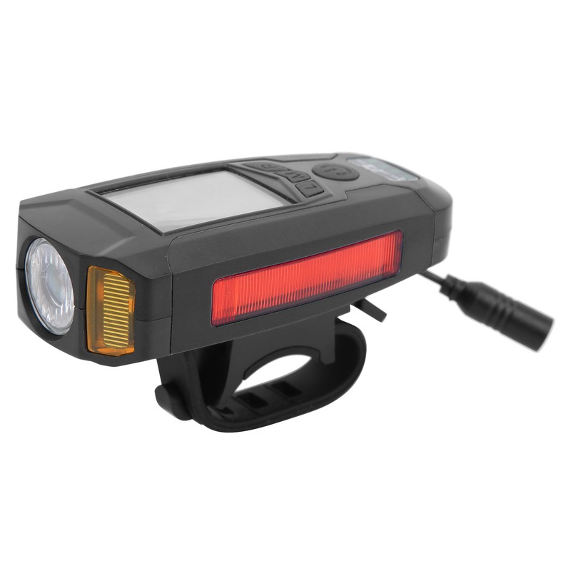 USB Bicycle Flashlight LED Computer Horn Light Bike Front Light