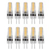 10pcs G4 LED Bulbs 2W Bi Pin Base Dimmable Bulbs