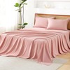 Litanika Blush Pink California King Size Comforter Set with Sheets