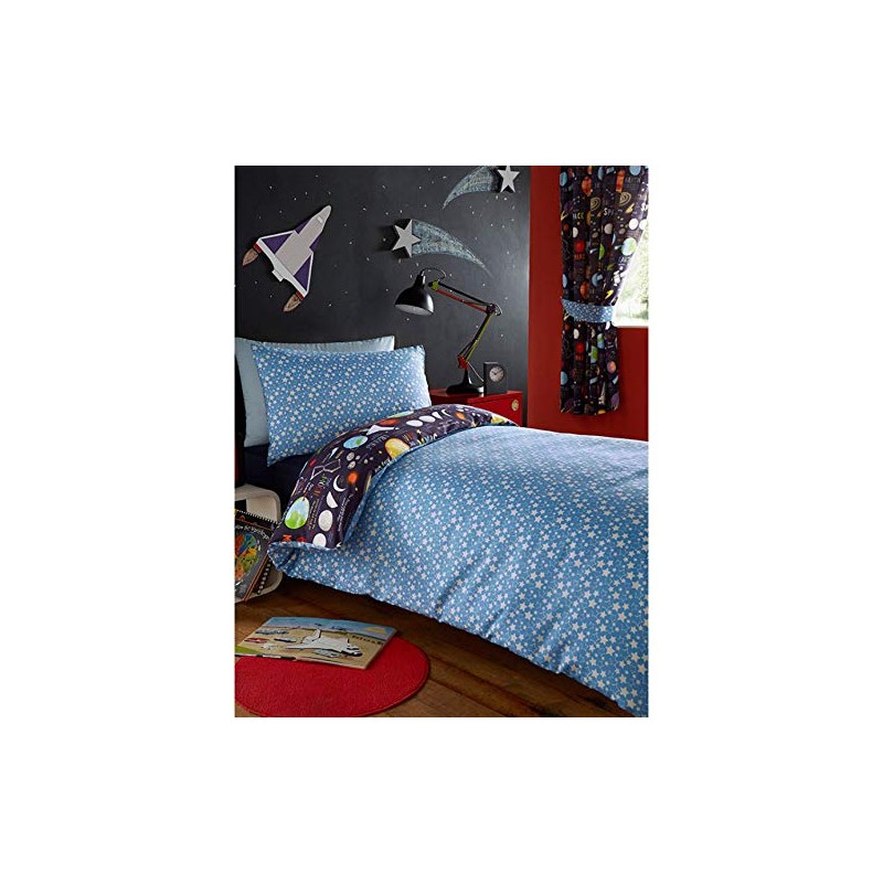 2310 Space Solar System Space Shuttle Single Duvet Cover +