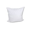 Betten-Anne Thin Pillow with Piping 60% Down 40% Feathers (White
