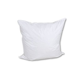 Betten-Anne Thin Pillow with Piping 60% Down 40% Feathers (White German) 80 x 80 300 g