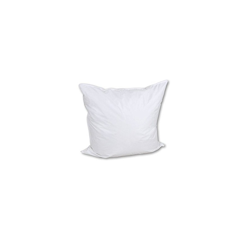 Betten-Anne Thin Pillow with Piping 60% Down 40% Feathers (White