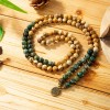 Unbranded 108 Mala Beads Picture Jasper African Turquoise Prayer Bracelet