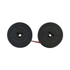 Printerfield 6 Pcs Replacement Typewriter Ink Spool Ribbon for Olivetti GR 4/GR 8 Black Red
