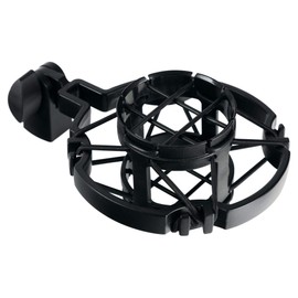 Pronomic MS-19 Microphone Spider (Double Spring-Mounted, Reduces Impact Sound to a Minimum, for Small Diaphragm Microphones with 19 to 50 mm Diameter) Black