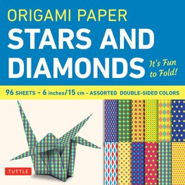 Origami Paper - Stars And Diamonds - 6 Inch - 96 Sheets: Tuttle Origami Pap...