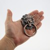 5Pcs Dresser Drawer Cabinet Pull Lion Head Rings Handle Classical