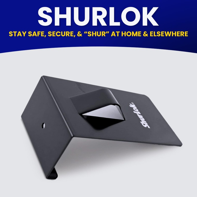 ShurLok SL-180 Lockbox Over The Door, Black Medium