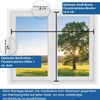 BKSAI Fenster Verdunkelung Magnetisch Verdunklungsstoff Verdunkelungsrollo Magnetverschluss (1, 79X96CM)
