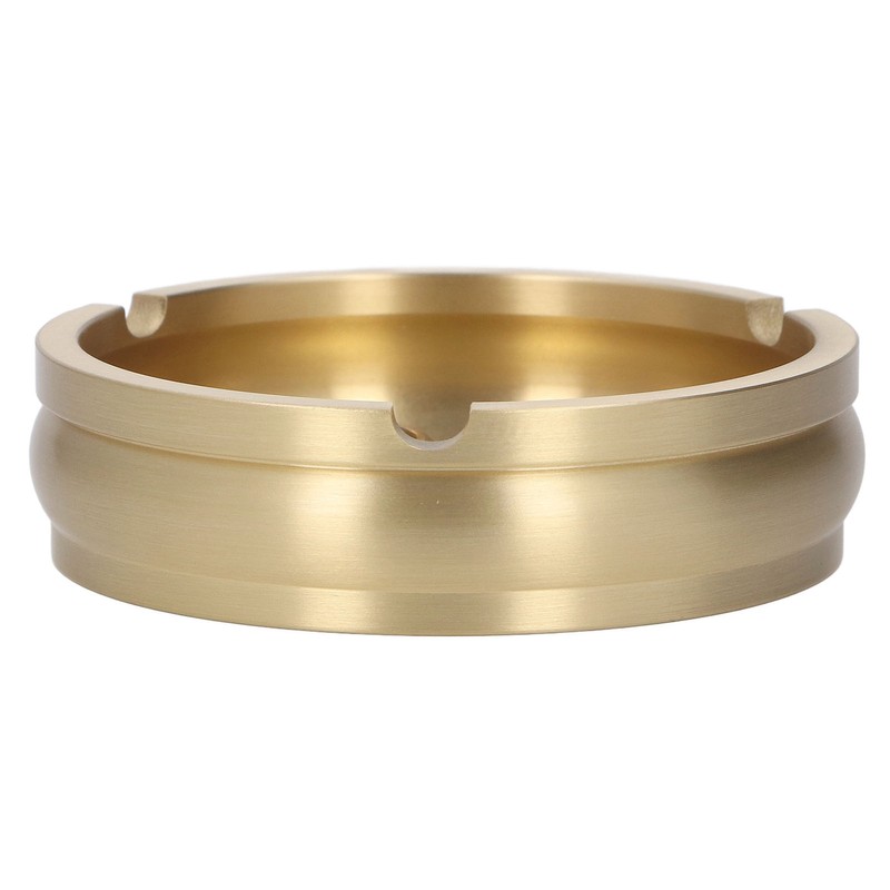 Brass Ashtray Handcrafted Modern Stylish Style Easy Cleaning Portable Decorative