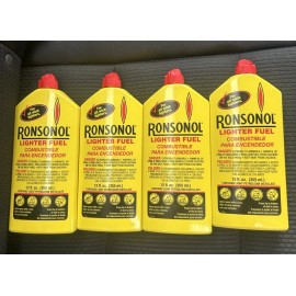 Ronson Lighter Fuel Fluid 12 fl.oz 4 Can Value Pack