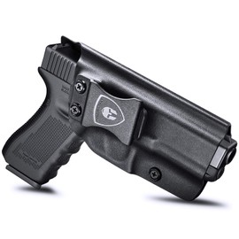 G17/19 Holster, IWB Kydex Holster Fit: Glock 17/19/19X/26/44/45 Gen(1 2 3 4 5) & Glock 23/32 Gen(3-4) Pistol - Not for G23 Gen 5, Inside Waistband Condealed Carry, Adj. Cant&Posi-Click Retention, Left