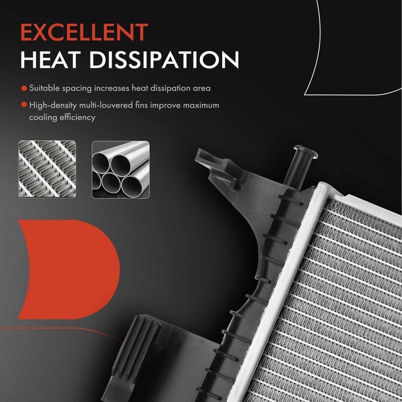 A-Premium Engine Coolant Radiator Assembly Compatible with Ford Escape 2017-2019,