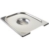 Vogue CB185 Stainless Steel Gastronorm Handled Pan Lid, GN 1/2