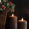 EZiGarden 3"x4" 5" 6" Flameless Flickering LED Candles Real Wax
