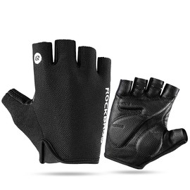 ROCKBROS Cycling Gloves, Summer, Bike Gloves, Cycling Gloves, Women's, Men's, Unisex, Ergonomic, Lightweight, Shock Absorption, Abrasion Resistant, Breathable, Flexible, Quick Drying, Stretchy