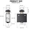 DIYhz Thermal Circuit Breaker, 30A 125/250VAC Circuit Breaker Push-Button Reset