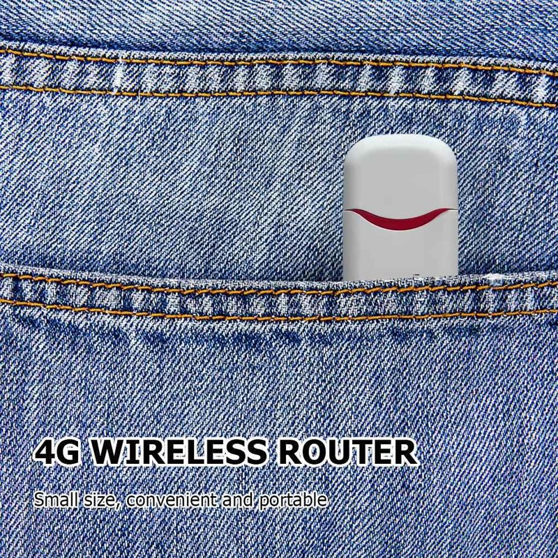 Aswalling Wireless LTE WiFi Router 4G SIM Card Portable 150Mbps