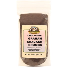 Bakerdale Chocolate Graham Cracker Crumbs, 20 ounce Resealable Pouch