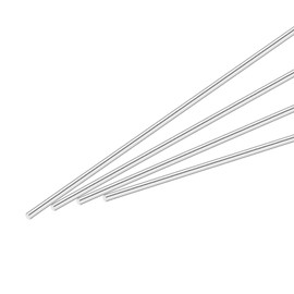 sourcing map 3/16 Inch x 12 Inch 304 Stainless Steel Solid Round Rods Metal Lathe Bar Stock for DIY Craft 4 Pcs