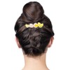 Hair Clips Flowers Hair Pins Yellow Small Pearl Fashion Elegance