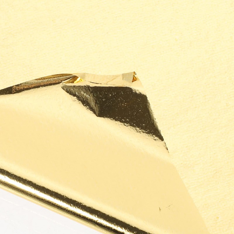 VILLFUL 200sheets Decorative Gold Foil Sheets for Crafts Imitation Gold