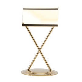 Business Card Holder Stainless Steel Elegant Style Antioxidant Durable Stable Name Card Holder for Office Party Meeting Gold