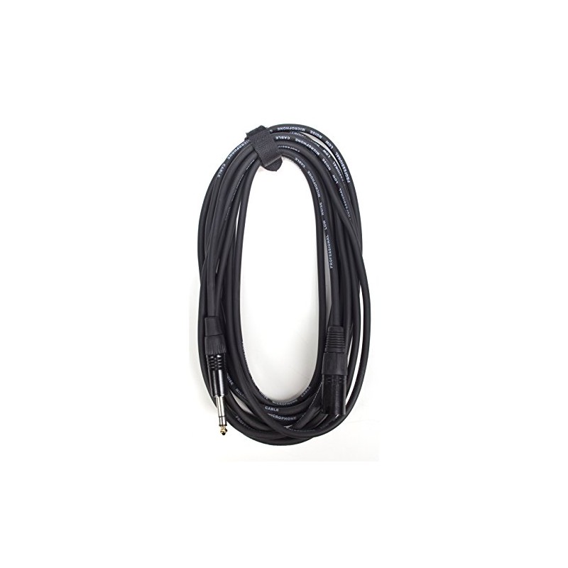 MUSIC STORE Microphone cable, micro cable with XLR 3 pin