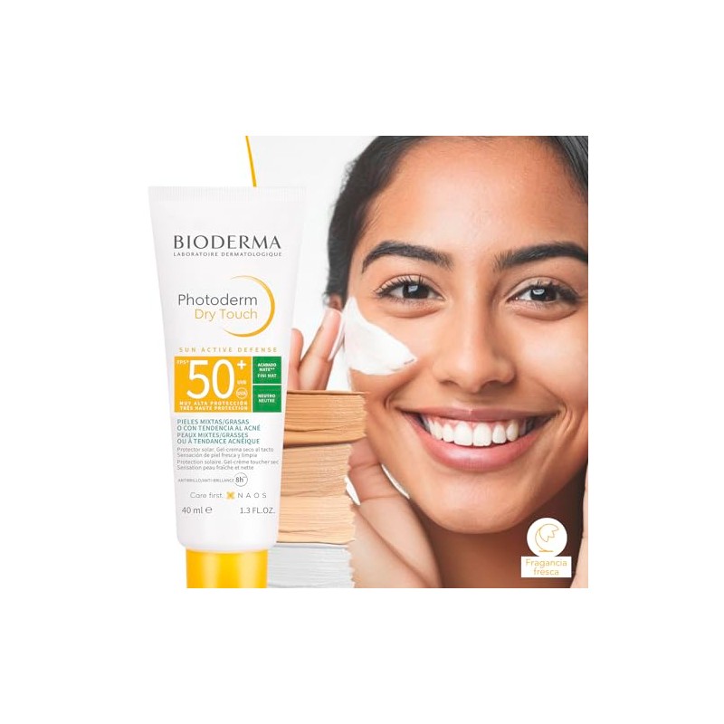 Bioderma, Protector Solar en Gel, Photoderm Dry Touch Tono Neutro,