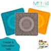 Messy Mutts Framed Silicone Therapeutic Licking Bowl Mat | 9.5"