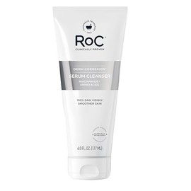 RoC Retinol Correxion Deep Wrinkle Serum Facial Cleanser with Niacinamide for Anti-Aging and Fine Lines, Long-Wear Makeup Remover, Fragrance Free...  